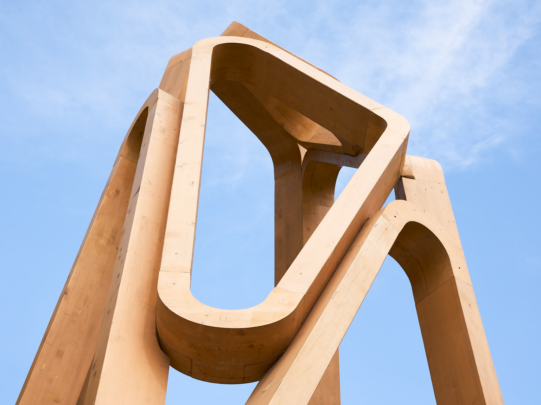 The Lodestar Tower public art installation in Kelowna, British Columbia, designed by DS Studio