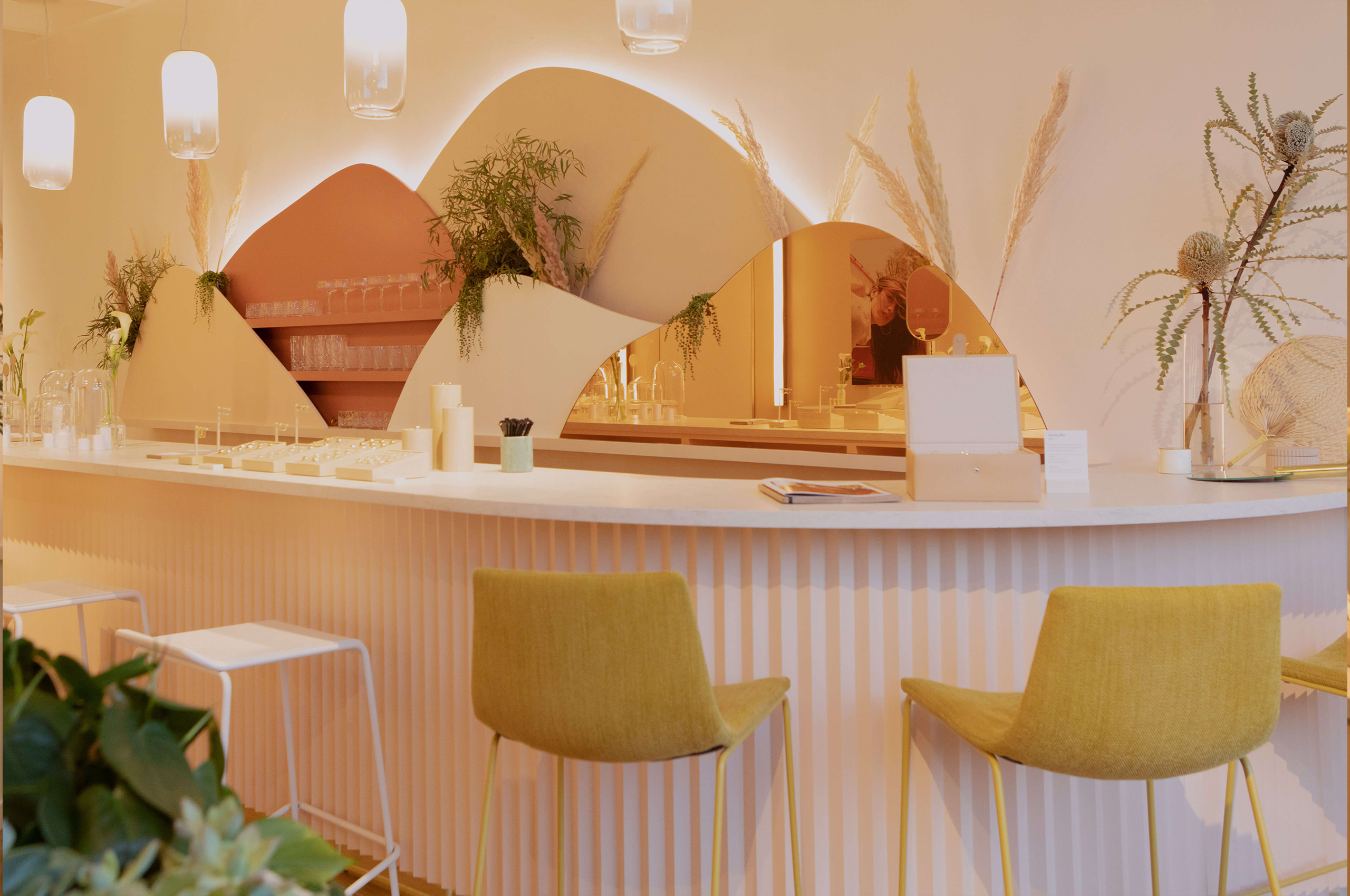 Mejuri store in Los Angeles, designed by DS Studio
