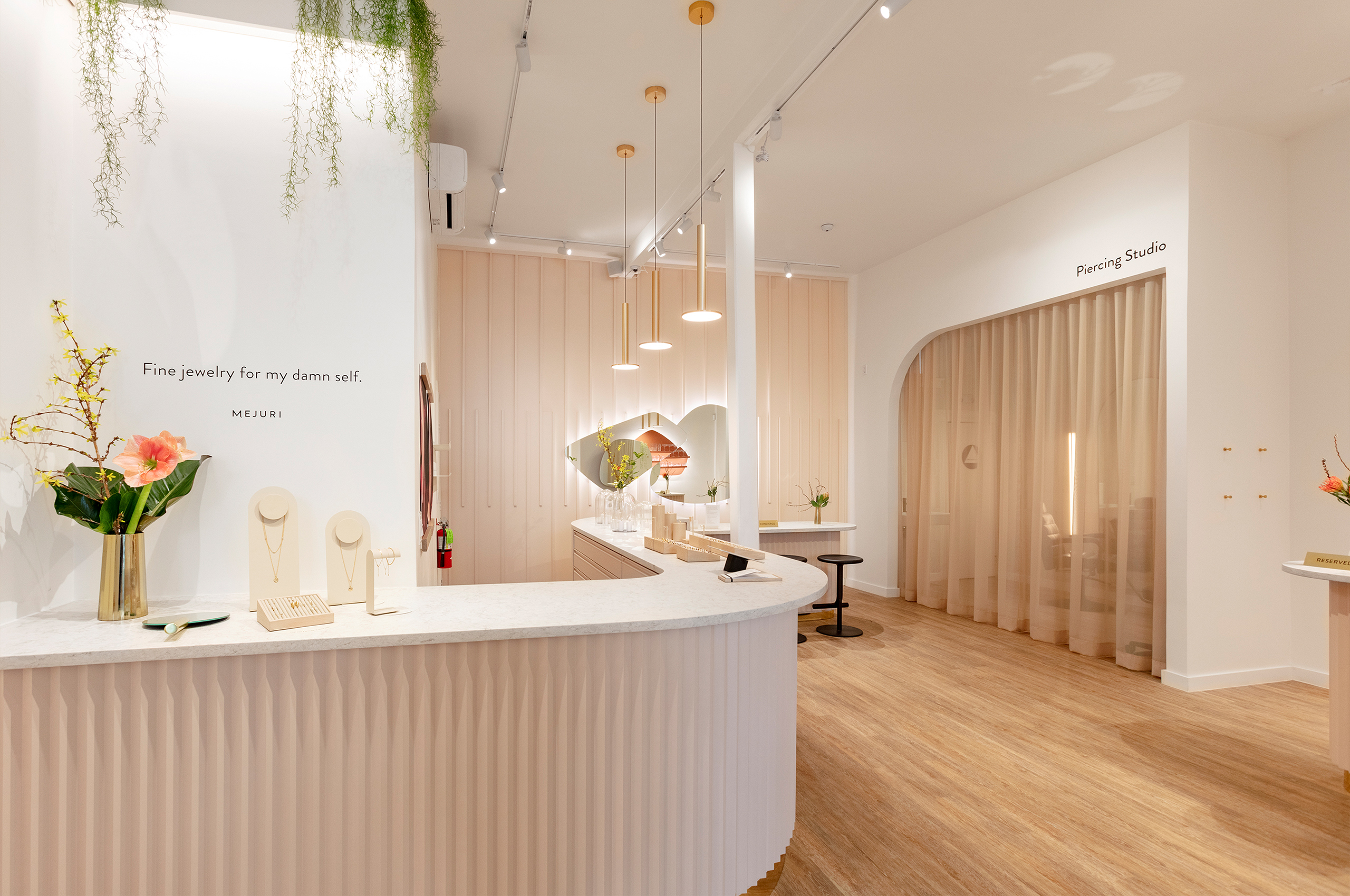 Mejuri store in San Francisco, designed by DS Studio